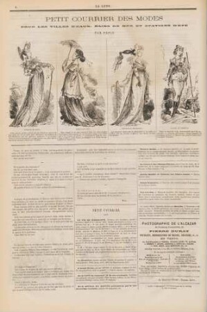 Petit courrier des modes. Pour les villes d'eaux, bains de mer et stations d'été, par Pépin