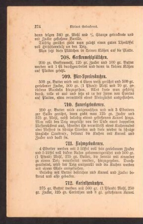 709. Vier-Specieskuchen.