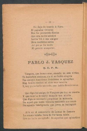 Pablo J. Vásquez : Q.E.P.D. (que en paz descanse)