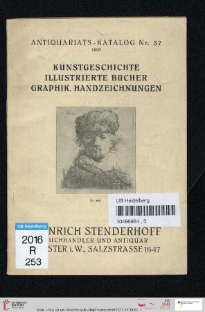 Kunstgeschichte, illustrierte Bücher, Graphik, Handzeichnungen (Katalog-Nr. 37)