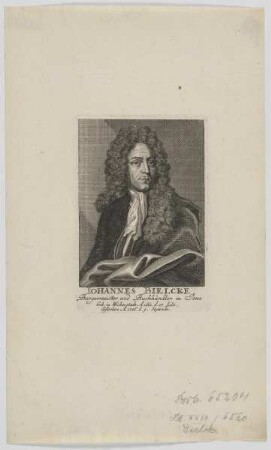 Bildnis des Iohannes Bielcke