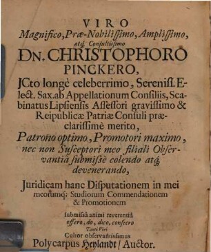 Disp. iur. de captivitate