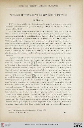 17: Notes sur différents points de grammaire et d'histoire, [5]