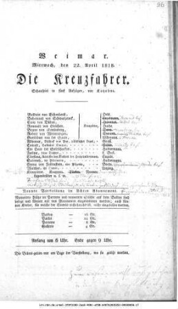 Die Kreuzfahrer