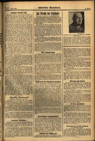 Zweite Ausgabe vom Freitag, den 04. März 1938.