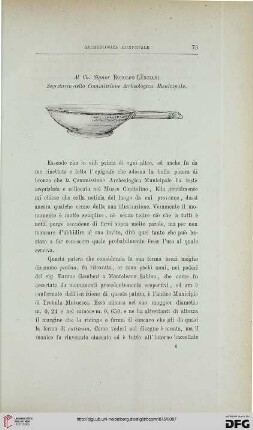 3: Al Ch. Signor Rodolfo Lanciani Segretario della Commissione Archeologica Municipale
