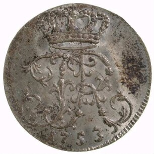 Münze, Groschen, 1753