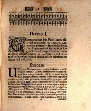 Diss. ... sistens LXXVIII decisiones, ex iure publico depromptas