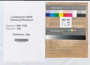 Entnazifizierung Otto Schriewer, geb. 25.09.1901 (Zollsekretaer)