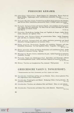 Persische Keramik (Nr. 374-384)