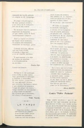 La tarde