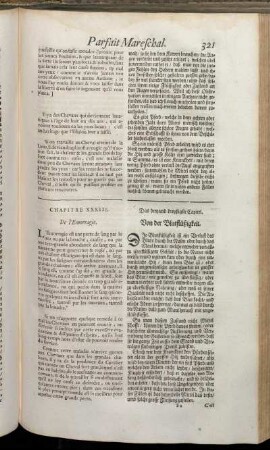 Chapitre XXXIII. = Das drey und dreyßigste Capitel. - Chapitre XLIV. = Das vier und viertzigste Capitel.