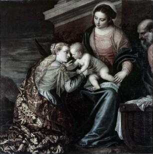 Die mystische Hochzeit der heiligen Katharina von Alexandrien