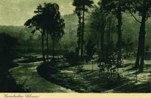 Triebischtal-Semmelsberg. "Auf dem Wege nach der Preiskermühle", Sächsische Heimatschutzpostkarte