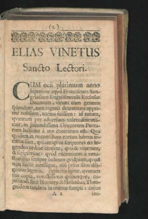 Epistola.