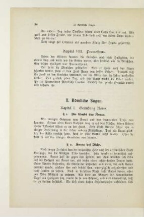 II. Römische Sagen