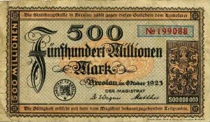 Gutschein - 500 Millionen