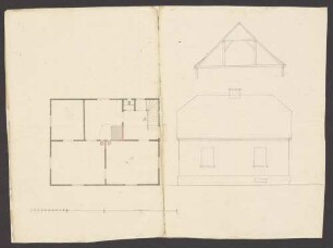 Bauplan des Zollhauses