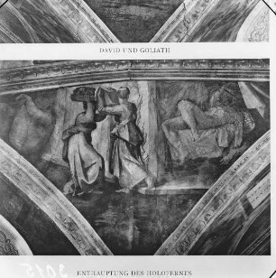 Sixtinische Decke — Szenen des Alten Testaments — Judith und ihre Magd