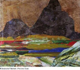 Abstrahierte Komposition "Black Mountain"
