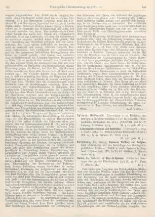 196-198 [Rezension] Gebhardt, Carl (Hrsg.), Spinoza: Lebensbeschreibungen und Gespräche