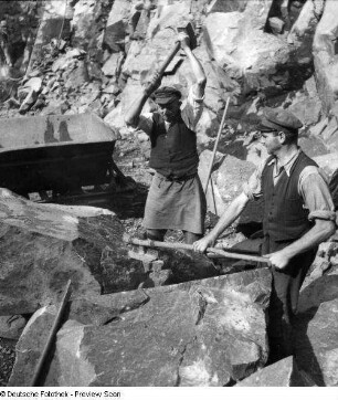 Grimma, Steinbruch am Hengstberg, Porphyrbruch, Schotterwerk