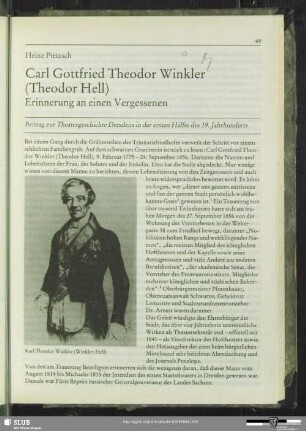 Carl Gottfried Theodor Winkler (Theodor Hell)