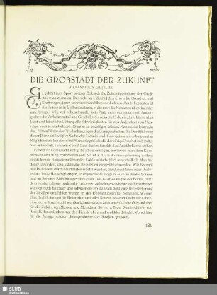 Die Großstadt Der Zukunft