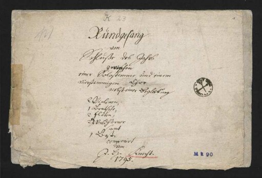 Rundgesang am Schluß des Jahres