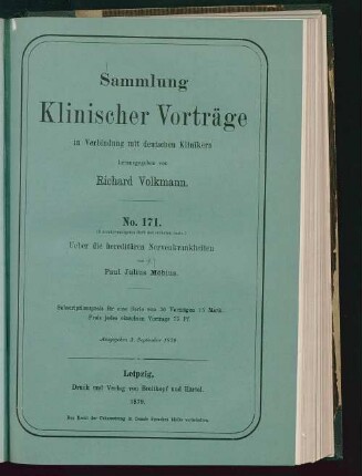 Ueber die hereditären Nervenkrankheiten