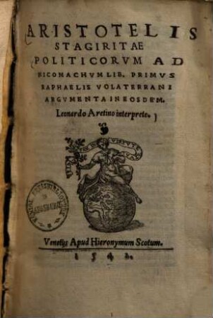 Politicorum ad Nicomachum lib. primus