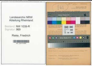 Entnazifizierung Friedrich Rieke , geb. 02.12.1905 (Kaufmann)