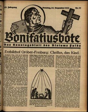 Ausgabe vom Sonntag, den 22. Dezember 1935.