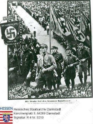 Hessen (Volksstaat), 1930 September 14 / Wahlpropaganda der NSDAP zur Reichstagswahl