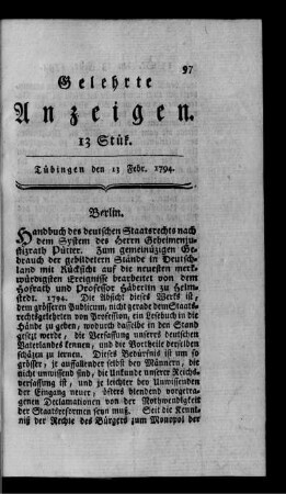 13. Stük.