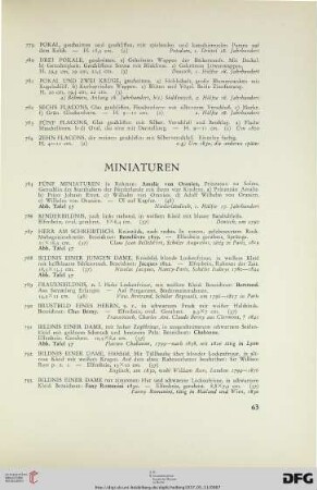 Miniaturen (Nr. 785-799)