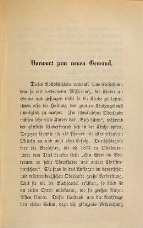 Schonet mir die Kinder! : ein freies Wort an Eltern und Dienstherrschaften auf dem Lande, auch von Städtern mit Nutzen zu lesen
