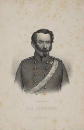 Bildnis von Niels Gottfried Saurbrey (1795-1851)
