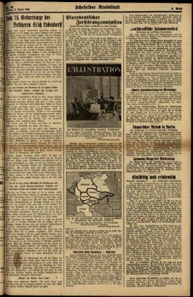 Zweite Ausgabe vom Montag, den 08. April 1940.