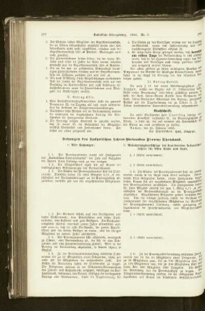 Satzungen des Katholischen Lehrer-Verbandes Provinz Rheinland