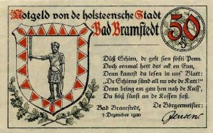 Notgeld 50 Pfennig
