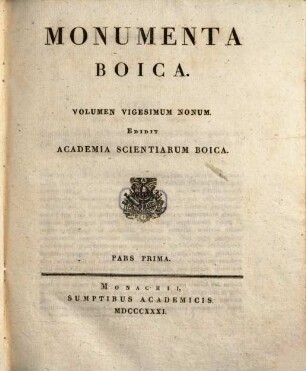 Monumenta Boica, 29,1=Collectio nova 2,1. Diplomata Imperatorum Authentica