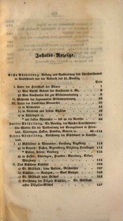 Anfang und Verbreitung des Christenthumes im südlichen Teutschlande, besonders Errichtung der Diöcese Eichstätt : Denkschrift zur eilften Säcularfeier des Bißthumes Eichstätt