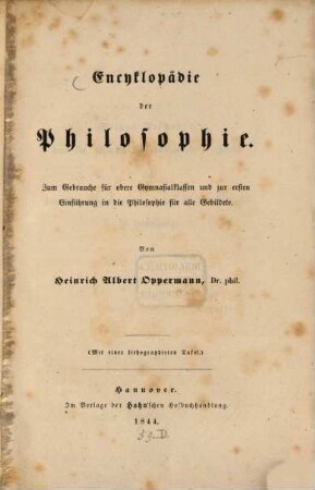 Encyklopädie der Philosophie