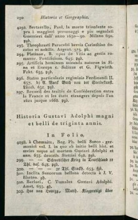 290-300, Historia Gustavi Adolphi magni et belli de triginta annis