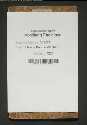 Hebebuch von Jahrschatz, Dienstgeld und Getreide für das Kirchspiel Budberg und Eversael