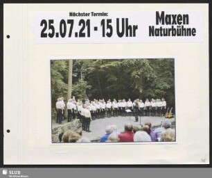 Konzert auf der Naturbühne Maxen : Dirigent: Christian Garbosnik