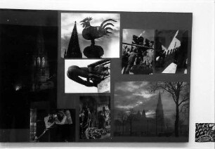 Freiburg: Schwarzes Kloster; Ausstellung: Freiburg, Tafel: rund um's Münster