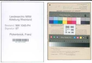 Entnazifizierung Franz Pickenbrock , geb. 10.10.1918 (Arzt)