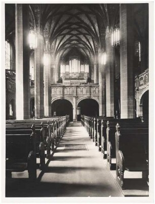 Thomaskirche, Leipzig Bachgruft: Orgel